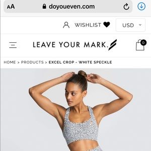 Doyoueven sports bra. NWT